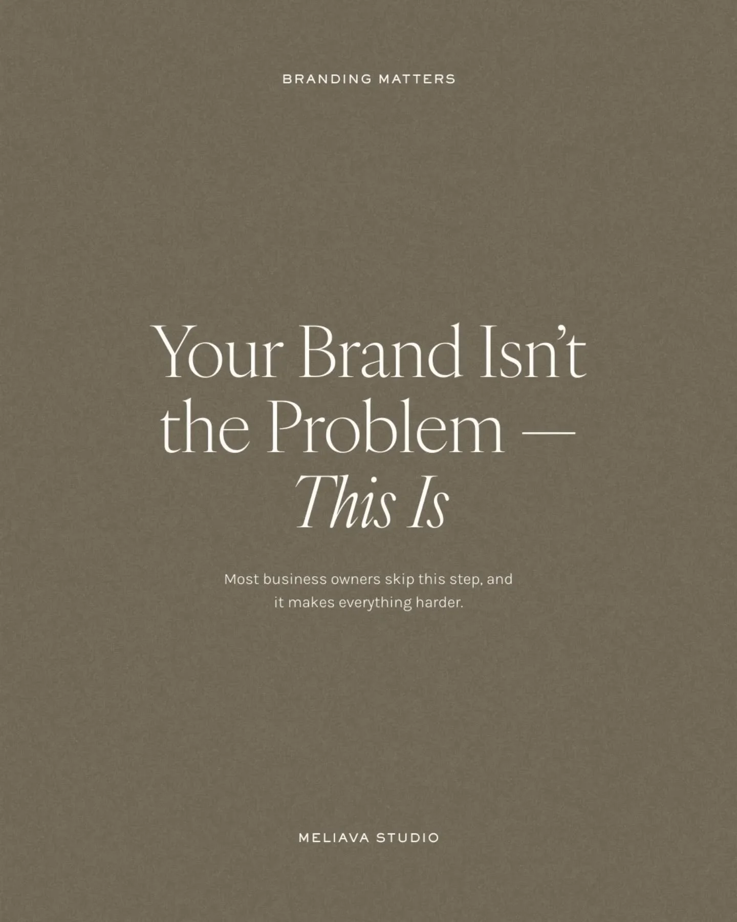 If branding has ever felt overwhelming, you&rsquo;re not alone. Most business owners jump straight into designing a logo, choosing colors, or building a website &mdash; but skip the step that makes everything actually work: brand clarity.

Without a 