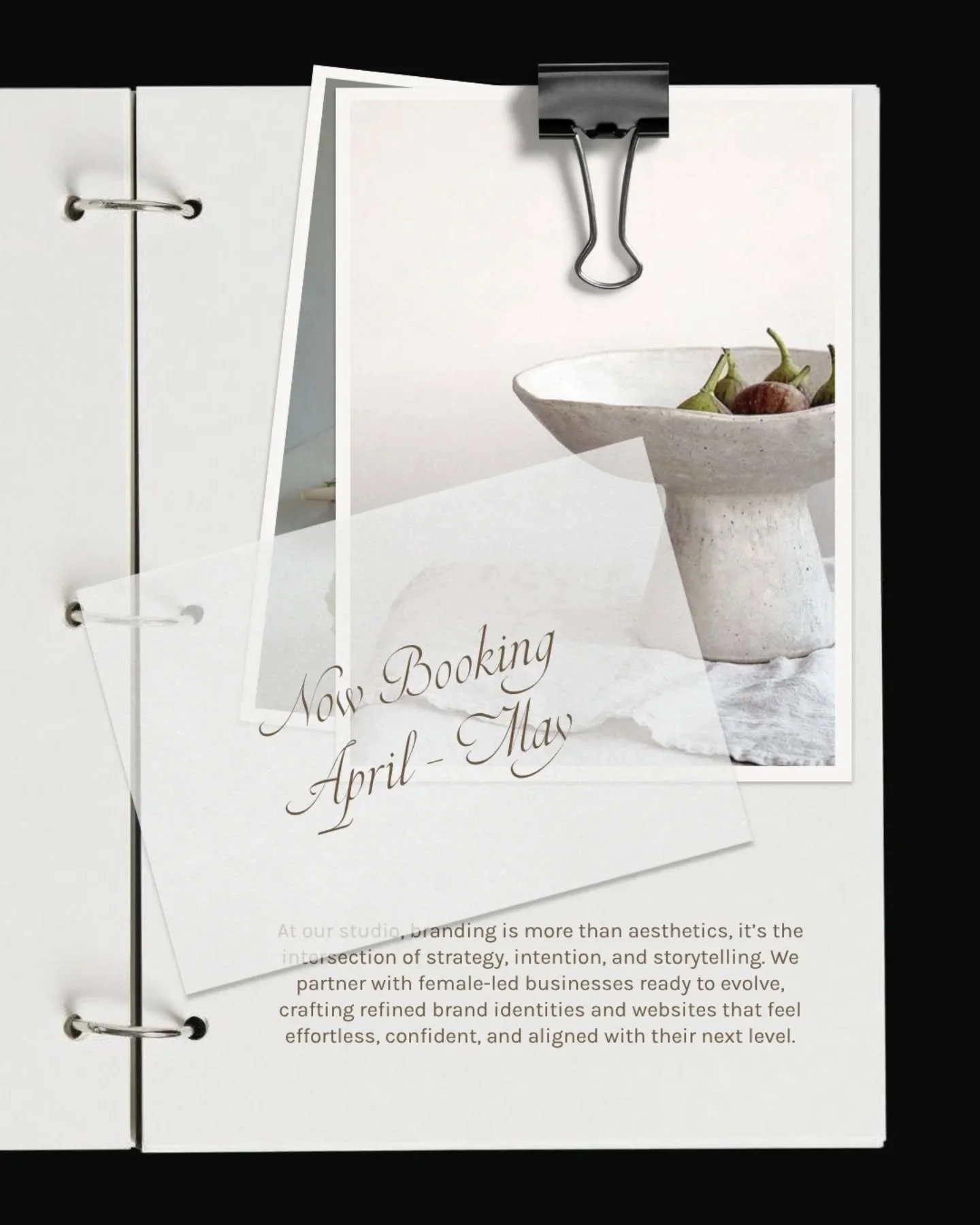 If your brand no longer reflects where you are now, if your work has evolved, but your website is stuck in the past, if you've tried raising your prices but found it difficult to still attract clients, it might be time for an upgrade.

If you're read