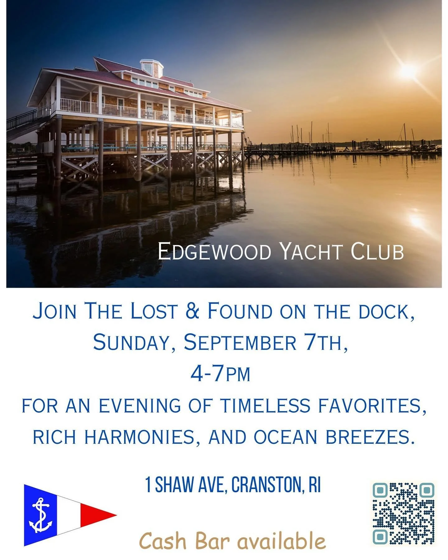 Nothing better than music on the water 🎶🌅
Join us on the dock at Edgewood Yacht Club for a perfect September evening filled with songs, harmonies on Narragansett Bay!⚓️ @edgewoodyachtclub #edgewoodyachtclub #musiconthewater #rhodeislandlife #rhodei