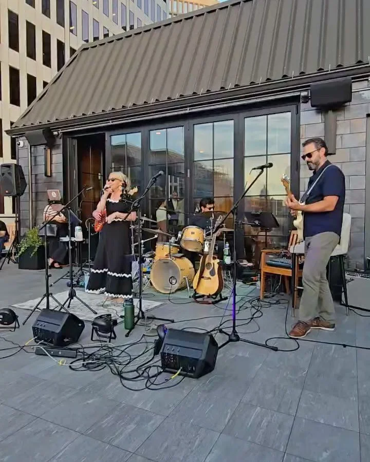 Some of the music we played on Thursday night on the rooftop of @belliniusa in Providence. What an incredible night! Thanks to all who joined us at the intimate sold out show!🙌🏻🩵🙌🏻