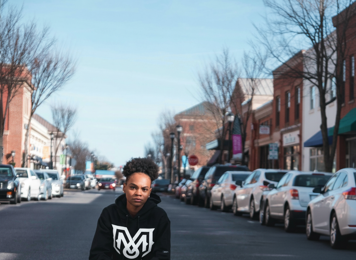 Firefly_replace the logo on the front of this womans sweatshirt with an oversized white versi 411899.png