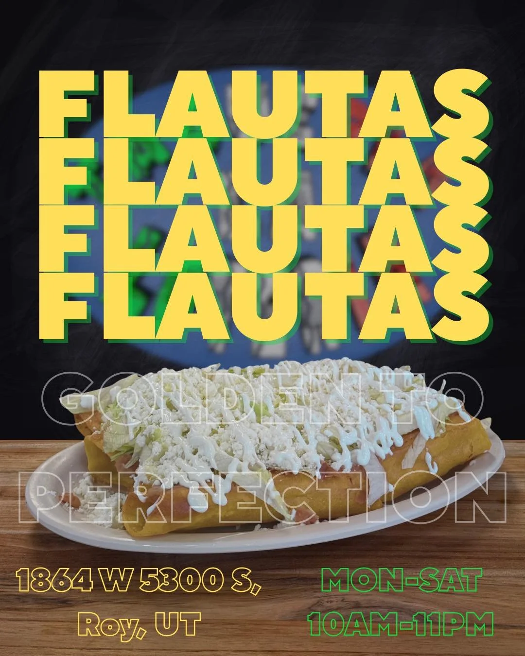 Perfectly crunchy, filled with your favorites meat and topped with fresh cheese sour cream and lettuce.🫠

Available to anyone that wishes a great meal!😄

Perfectamente crujiente, relleno con tu carne favorita y cubierto con queso fresco, crema y le