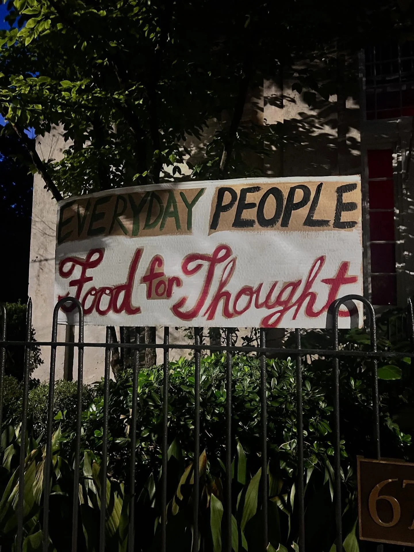 Last night I joined the @everydaypeoplefast “Food For Thought” educational potluck to get more familiar with the First Amendment Ordinance. I saw old friends and walked away with new ones. I was so lucky to listen to informed, passionate
