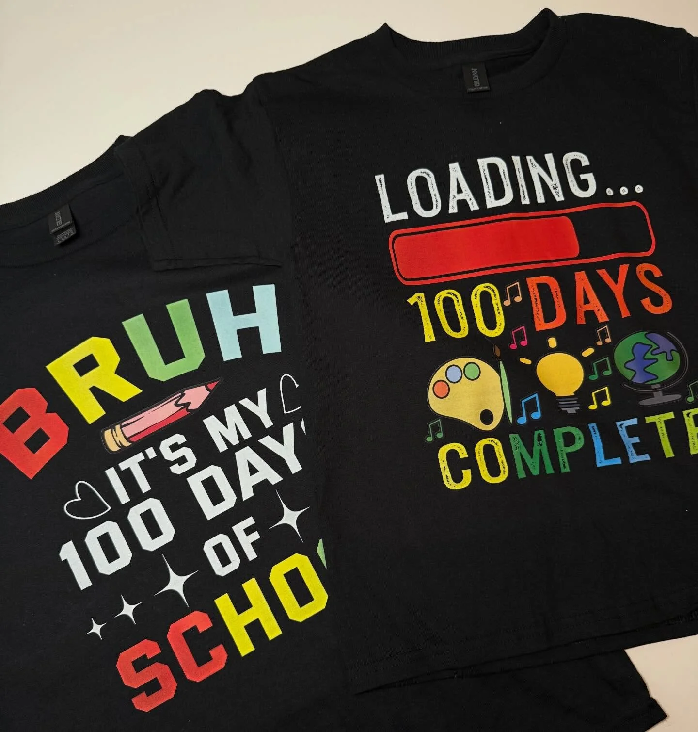 100 days of school tshirts
