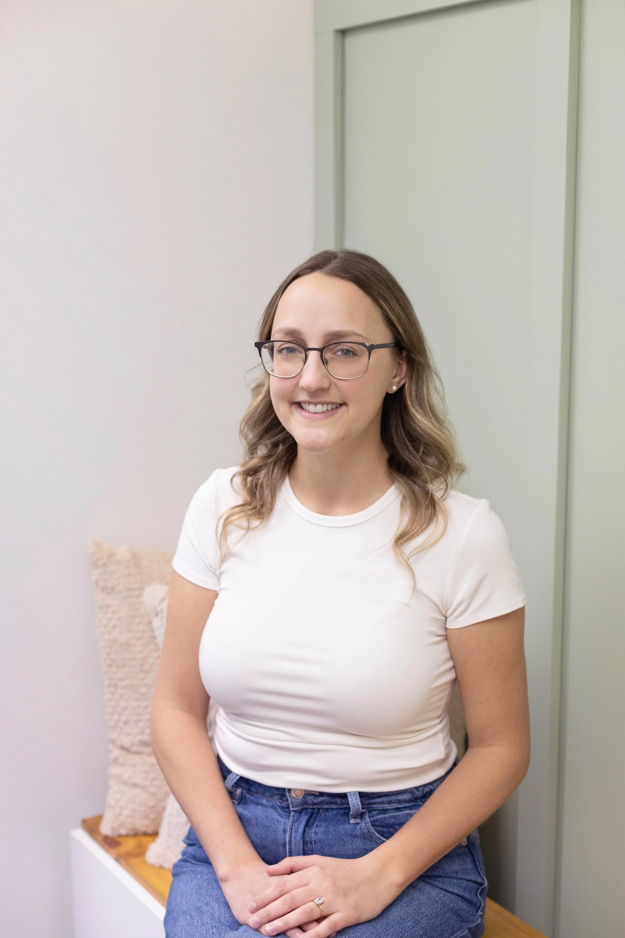 Friendly female chiropractor