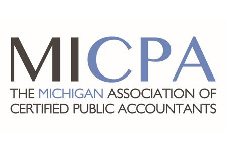 Logo of the Michigan Association of Certified Public Accountants (MICPA) with large letters MICPA and text below stating 'The Michigan Association of Certified Public Accountants'.