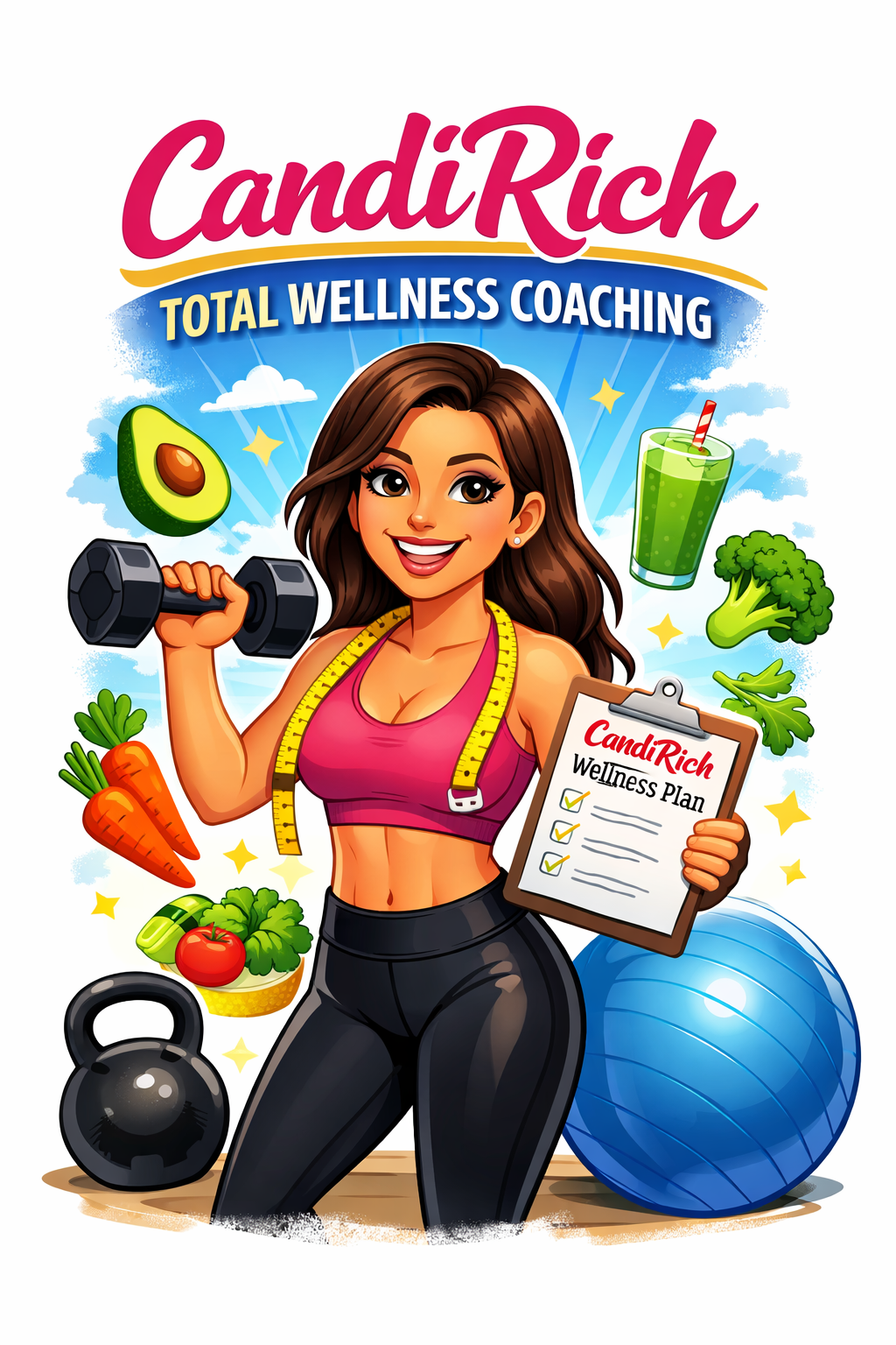 12-week: Total Wellness Transformation (Everything)  Most Comprehensive Program