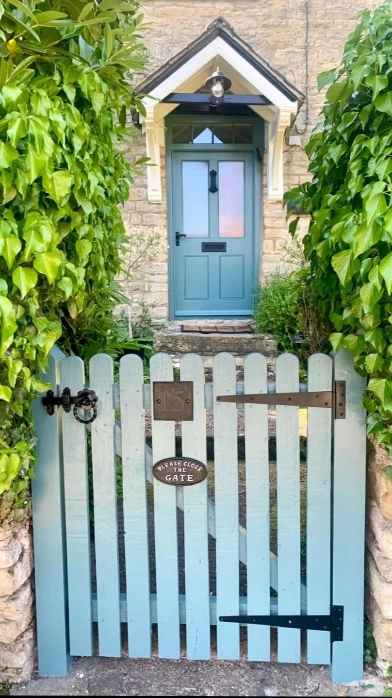 COMPLETE - EXTERIOR FRONT DOOR AND PORCH ROOF REFRESH, WITH GATE