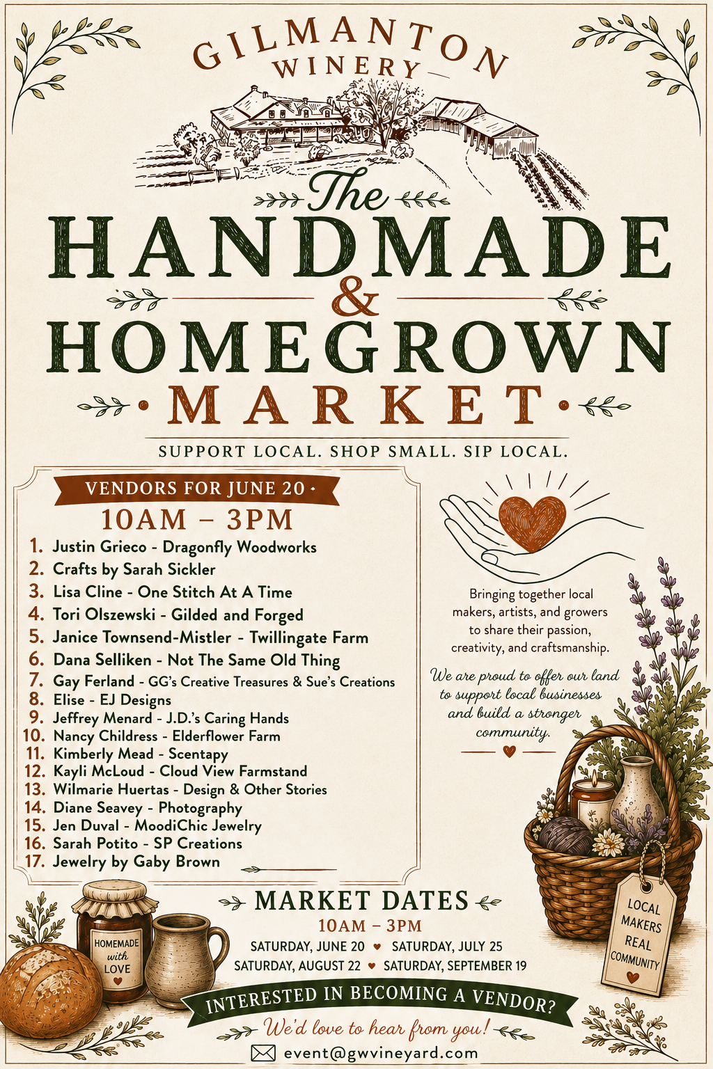 The Handmade and Homegrown Market