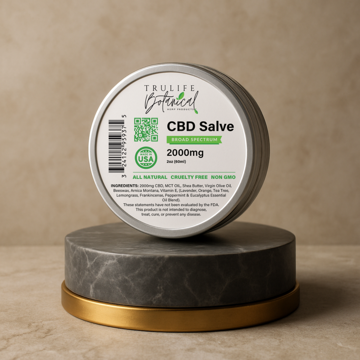 Salve 2000mg CBD