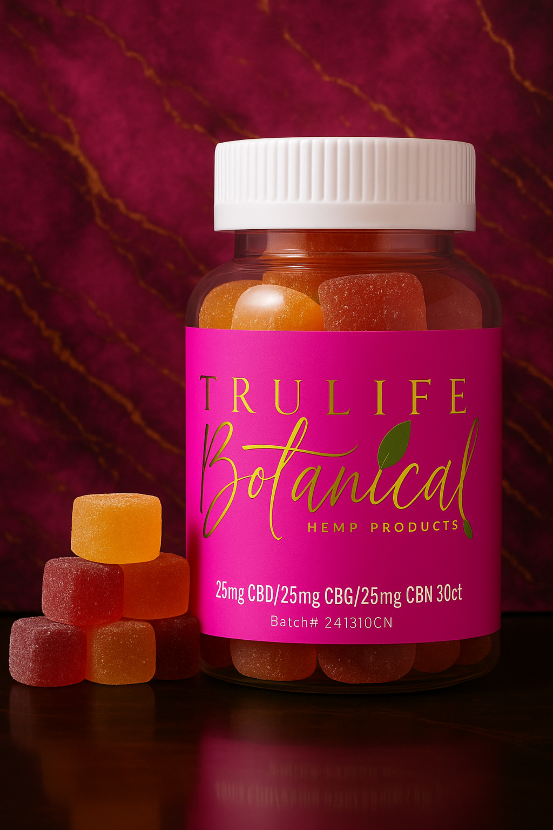 Nightly Balance Gummies – 25mg CBD | 25mg CBG | 25mg CBN (30ct)