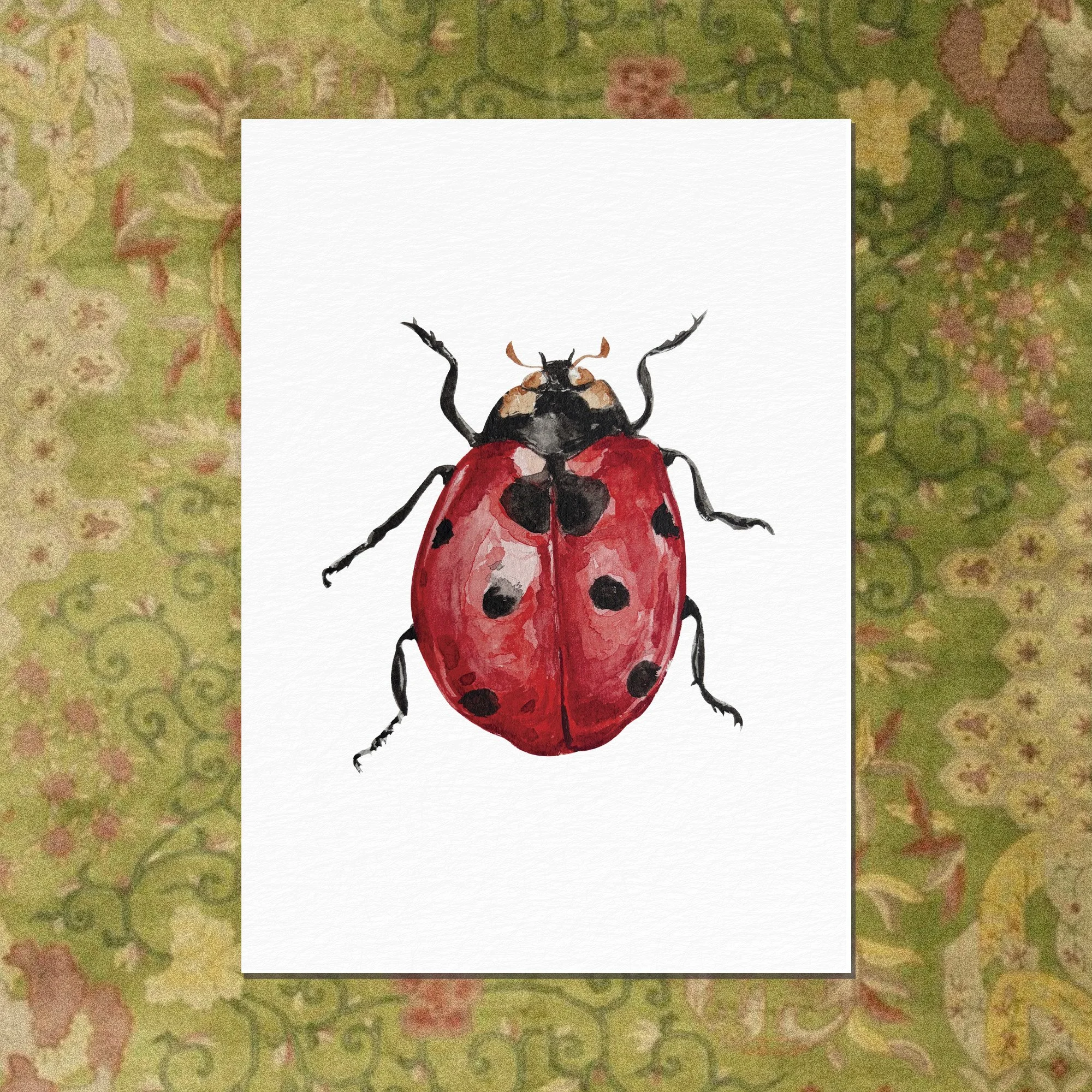 Print Aquarelle A6 • La Coccinelle