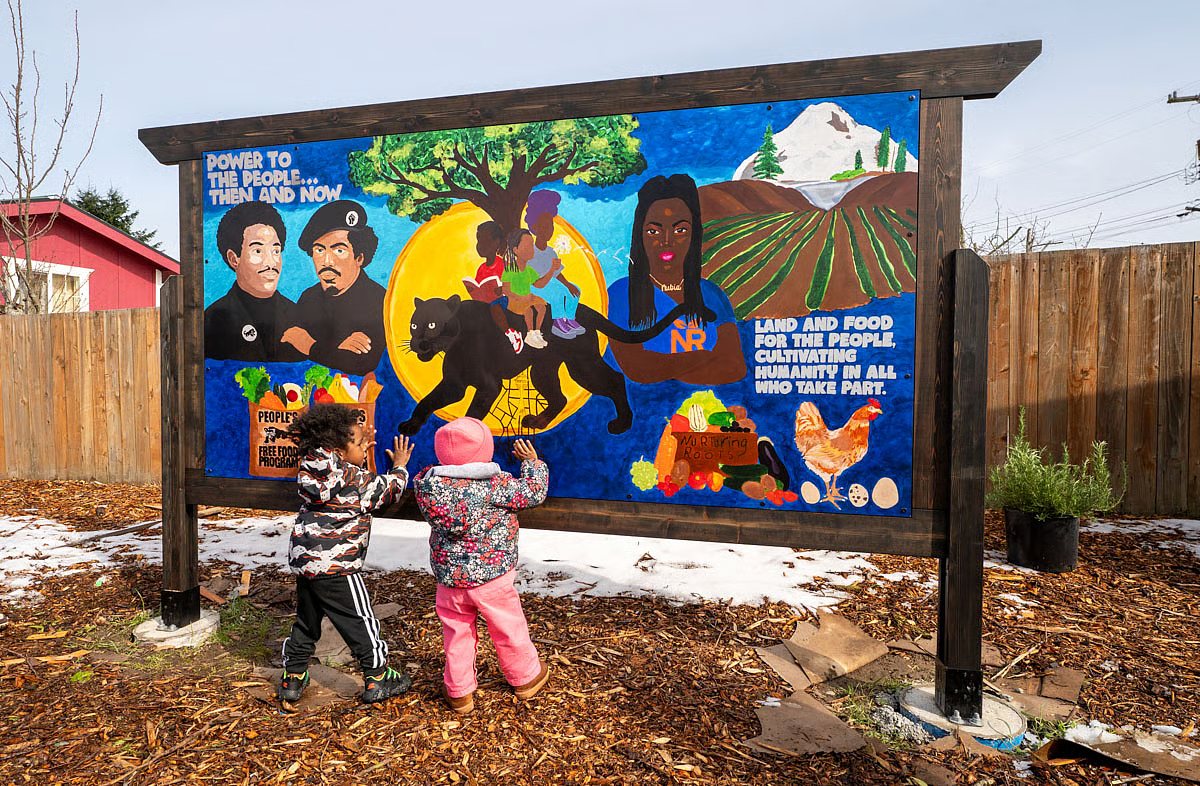 Murals and Memories: New Black Panther Park Opens in Skyway