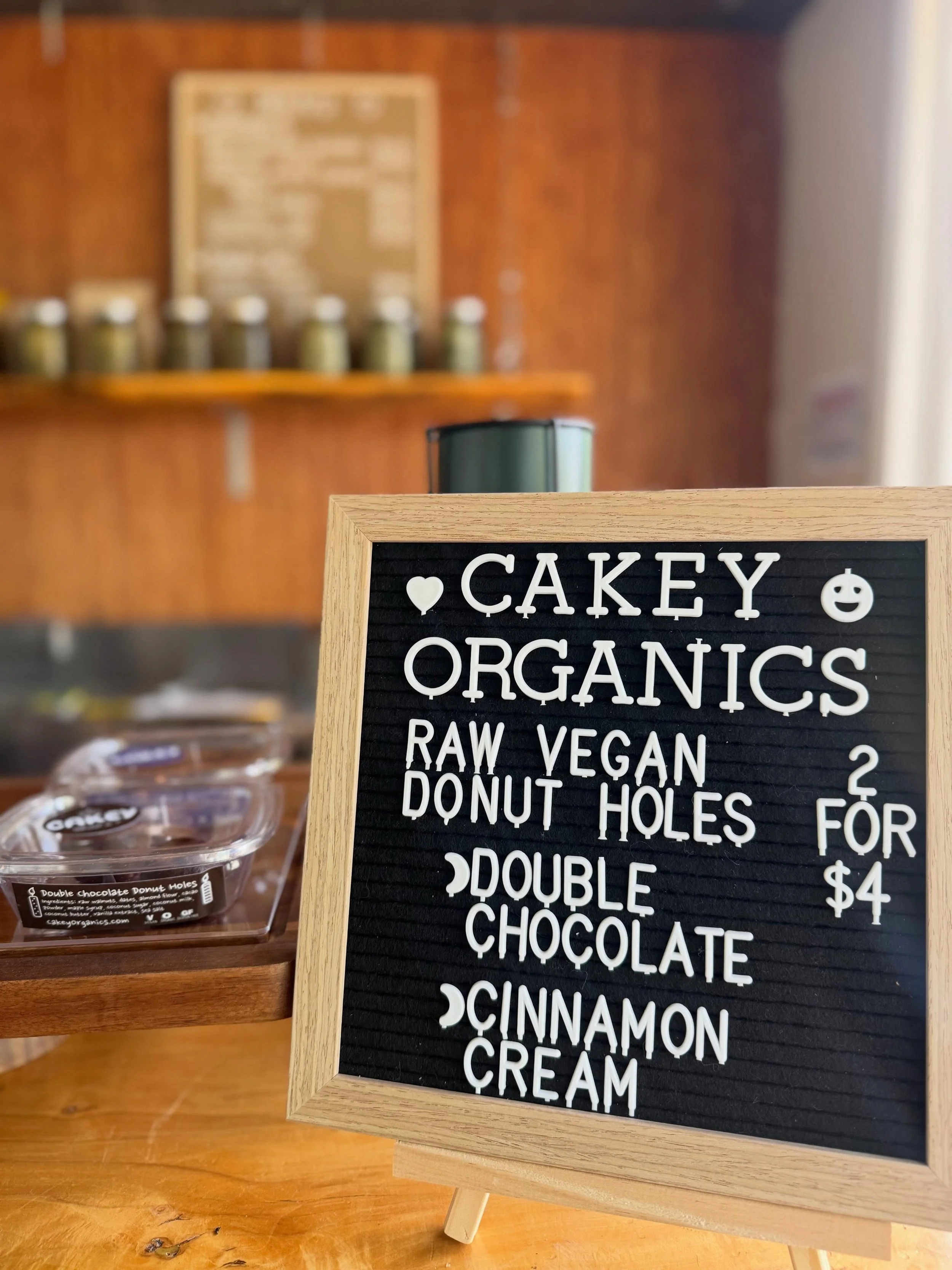 🍩HOLY MOLY - we now have donut holes at the Tea Bar!!!

ABOUT Cakey Organics👇🏼
This local bakery is very special to us, not only because all ingredients are ✨organic, vegan, gluten free, refined sugar free &amp; soy free,✨ but because it comes mad