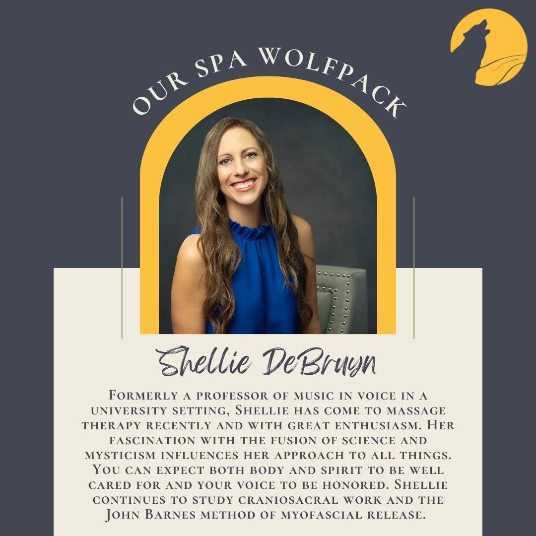 🌟 Introducing the newest member of our Spa Wolfpack &mdash; Shellie!!

Shellie has been a music educator &amp; pianist for 30 years, which made for an easy transition to working with her hands as a massage therapist.

Her approach is equal parts sci