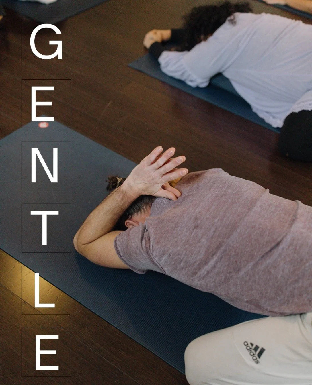 Asana: Gentle Class

A class that is kind to the body, mind and spirit. Gentle Yoga honors the need to slow down whether it&rsquo;s due to injury recovery, life circumstances or just because. Students can expect a slow and steady pace, kind and compa