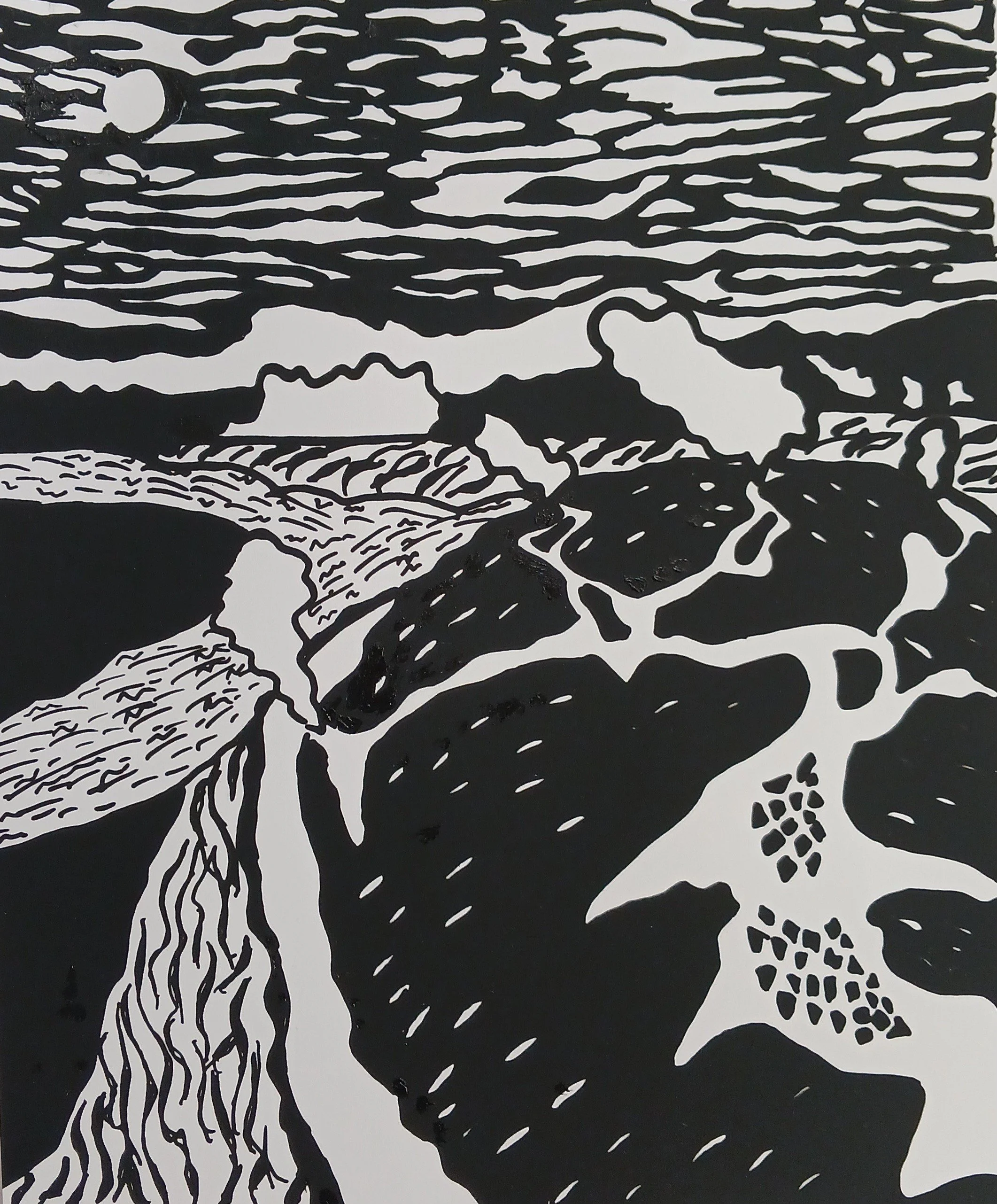 World on Fire (black and white version)