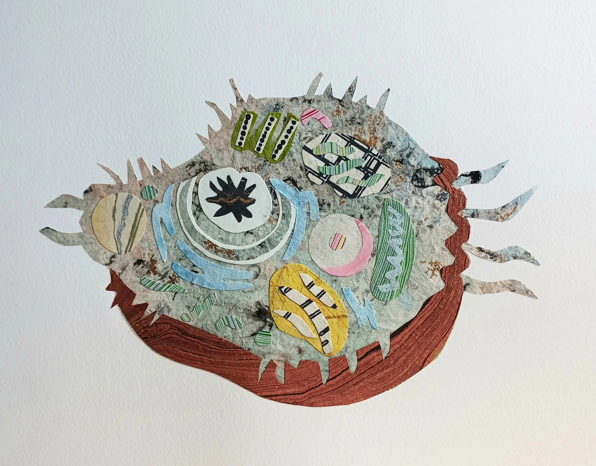 Cyclops Cell with Ribosome Dots (small collage)