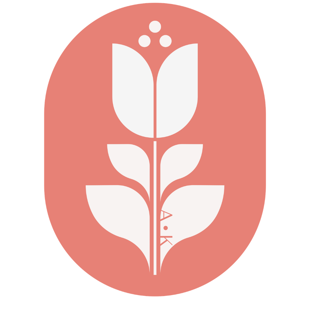 purple aromakology graphic flower logo