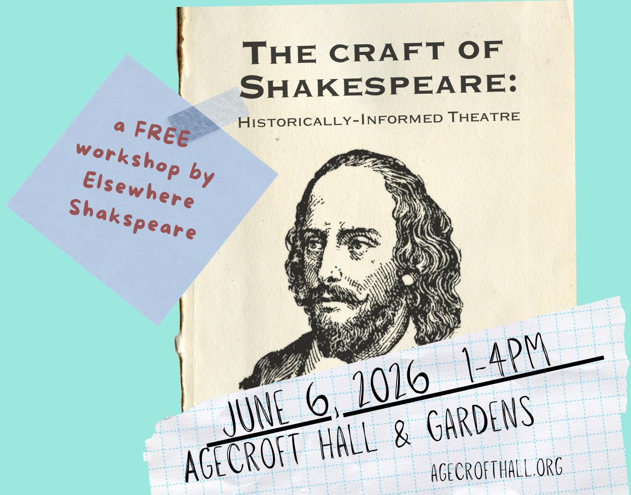 The Craft of Shakespeare: A Free Workshop by Elsewhere Shakespeare