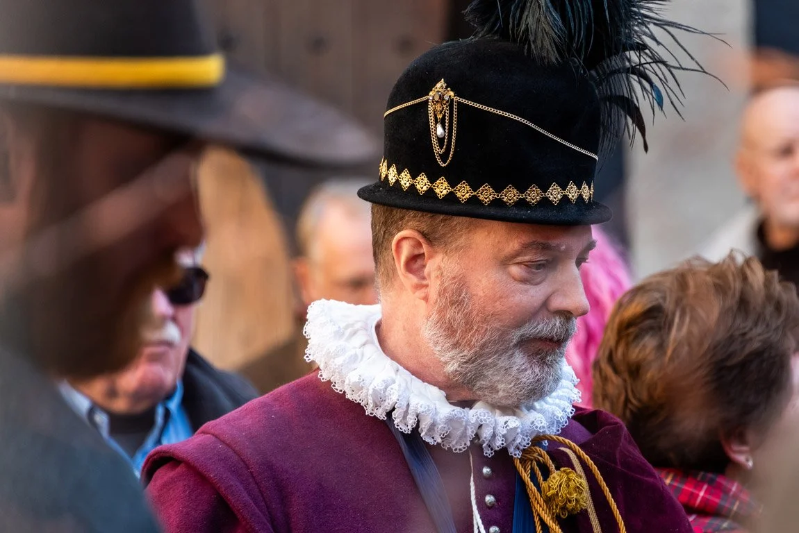  Living history interpreters at Agecroft’s yearly Yuletides event. Photo by Stratton McCrady 