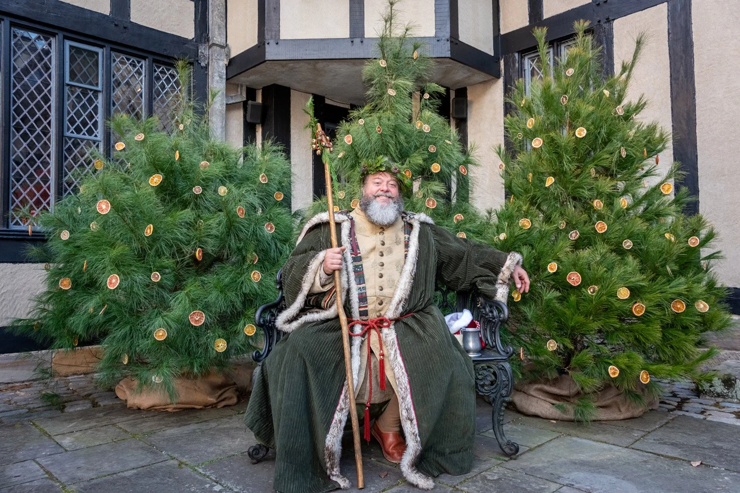  Father Christmas at Agecroft’s yearly Yuletides event. Photo by Stratton McCrady 