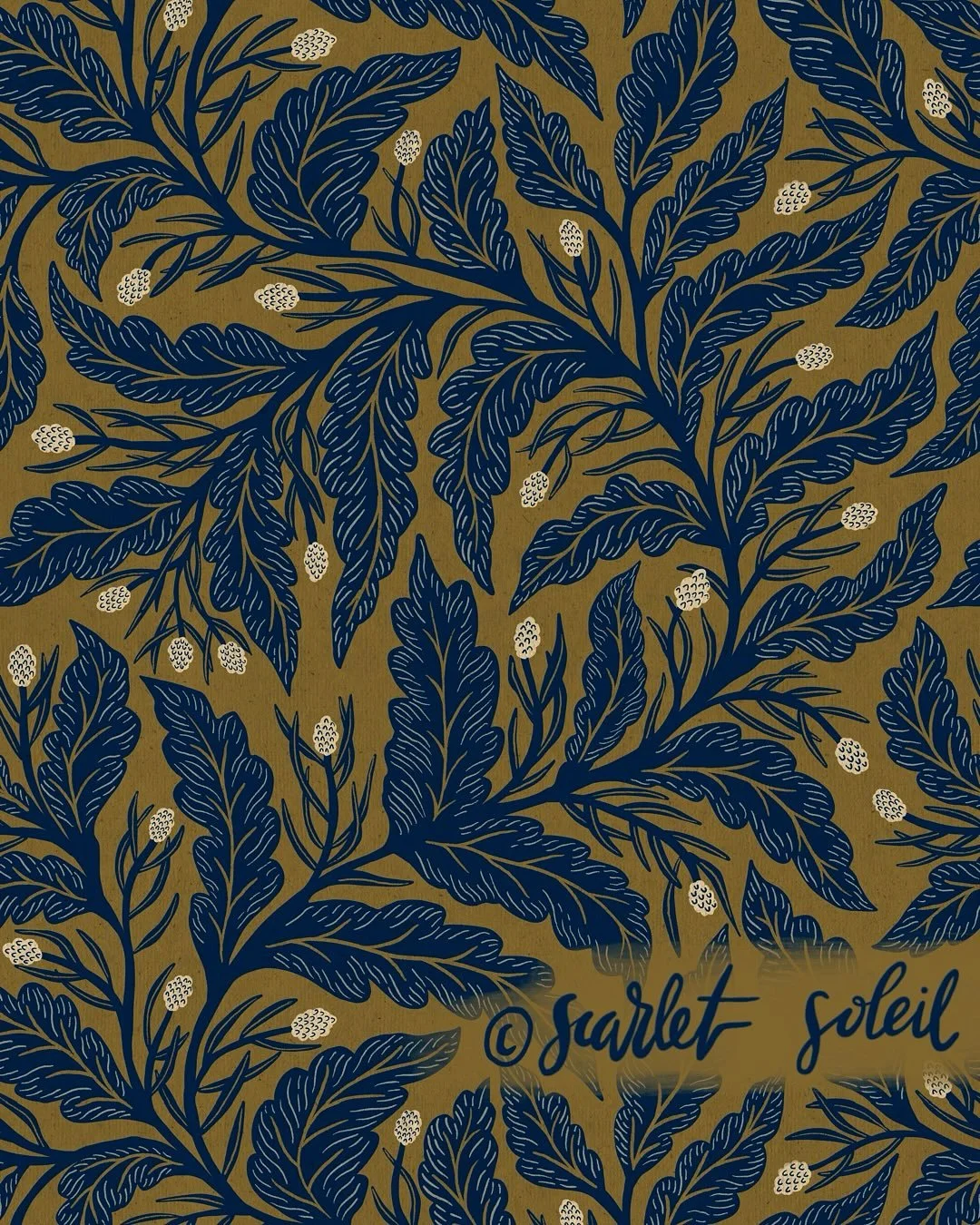 Just finished this guy this morning. Now to imagine all the color ways!

spoonflowerartist #spoonflower #surfacepatterndesign #botanical