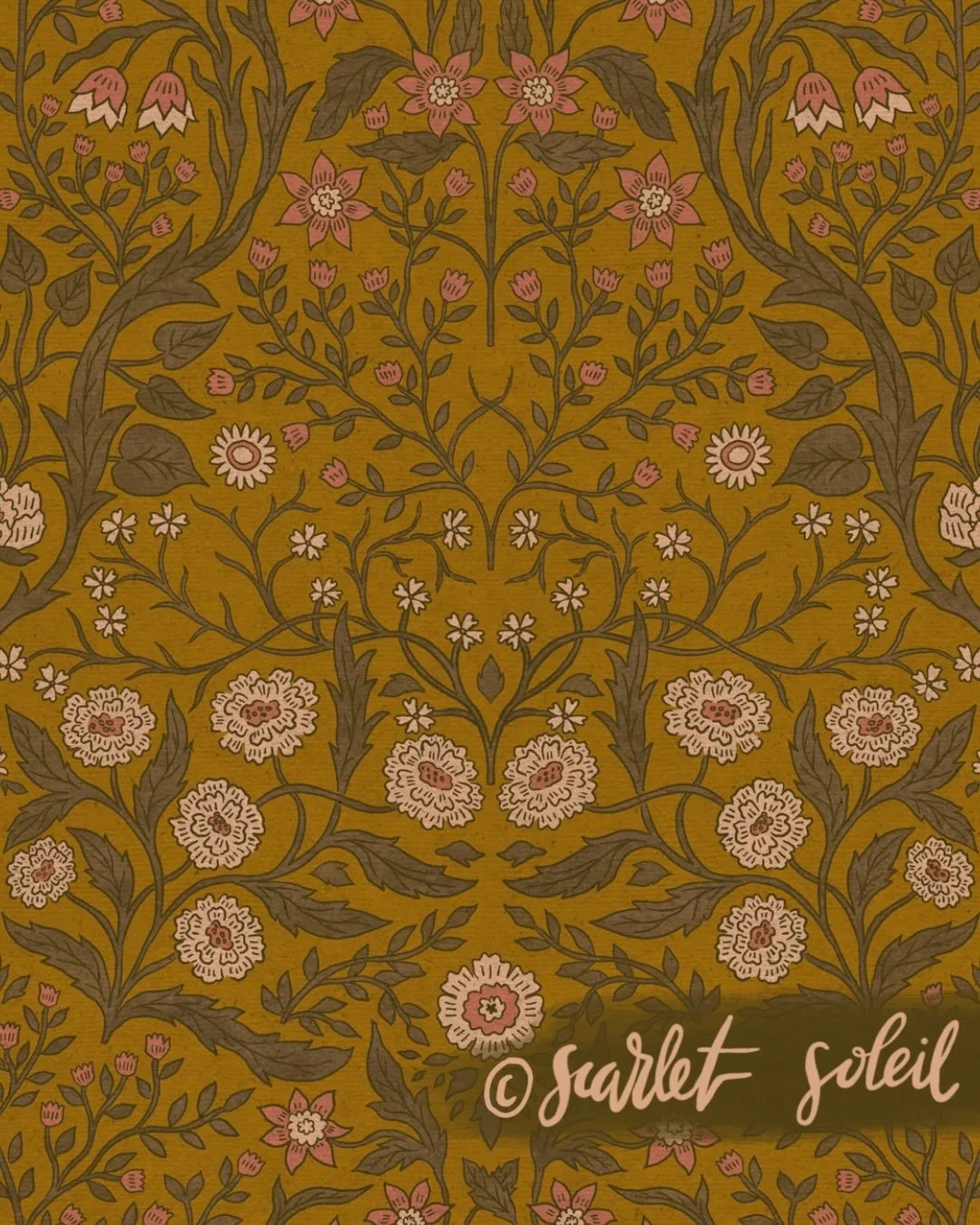 A few recolors from yesterday&rsquo;s print! I showed some of these in my stories!

#spoonflowerartist #spoonflowerwallpaper #floralgarden #flowergarden #flowers