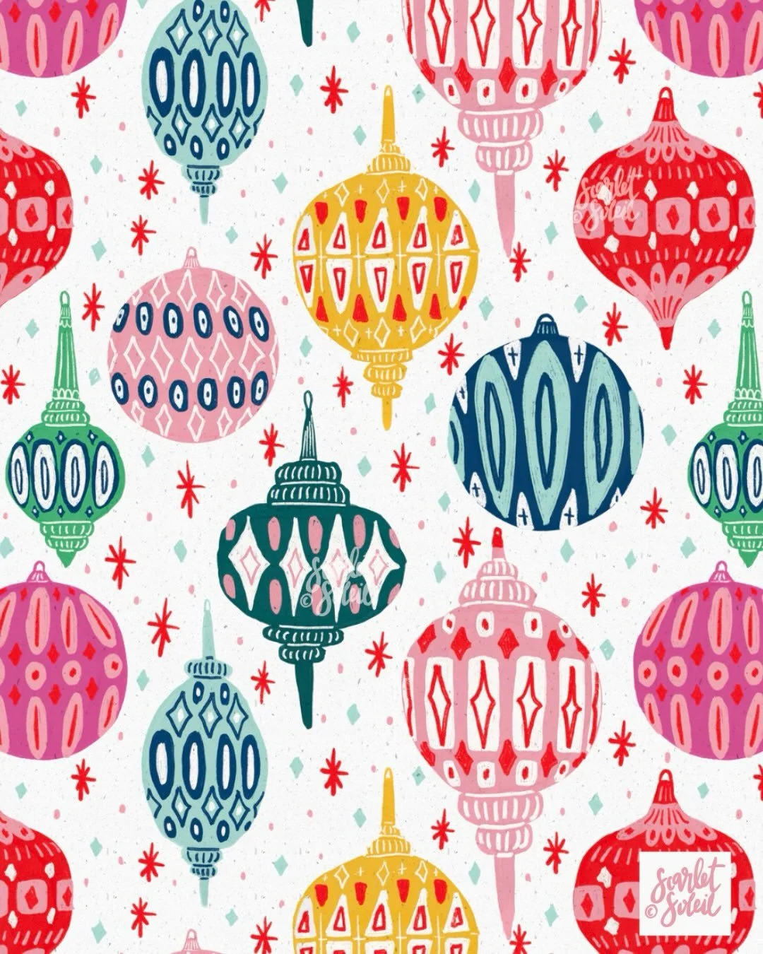 Today&rsquo;s pattern is packed with hand drawn wonky bits, playful baubles, rich texture, and all the funky retro details I love.

Coordinates are designed to support a collection, but this is super cute on its own! 

#humanmade #SurfacePatternDesig