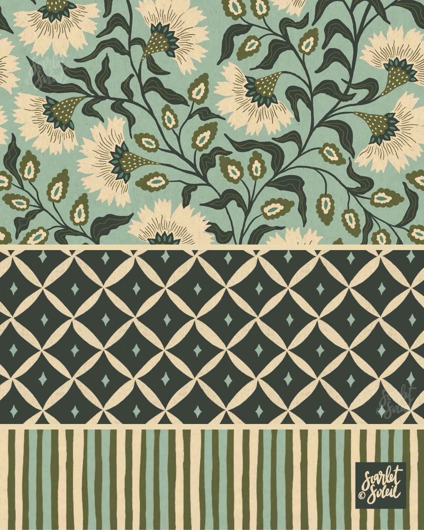 And again with Fernanda, using existing coordinates!

Happy Thursday!

#spoonflowerartist #design #wallpaper #modernchintz #beyourself