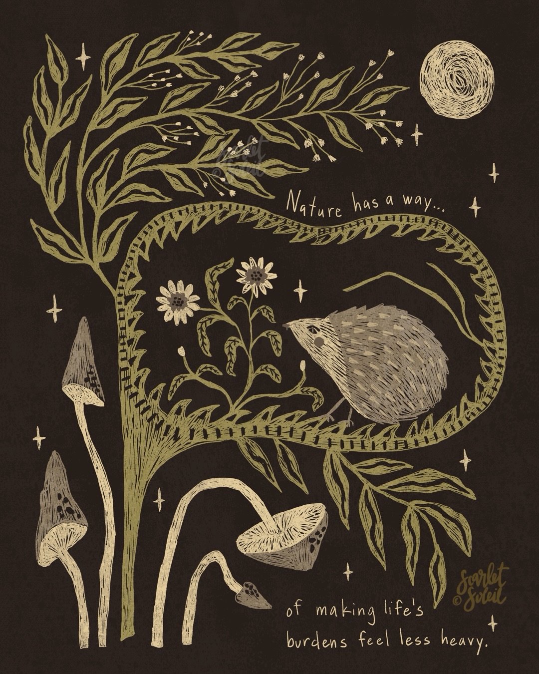 And that&rsquo;s a wrap!  Thanks to the amazing hosts!!!

BOTANICAL BEASTIES 2026

 9/1 - 9/7: Deer + Dahlia
 9/8 - 9/14: Hare + Dandelions
 9/15 - 9/21: Starling + Blackberry
 9/22 - 9/28: Hedgehog + Mushrooms
 9/29 - 9/30: Post your art series!

Ho