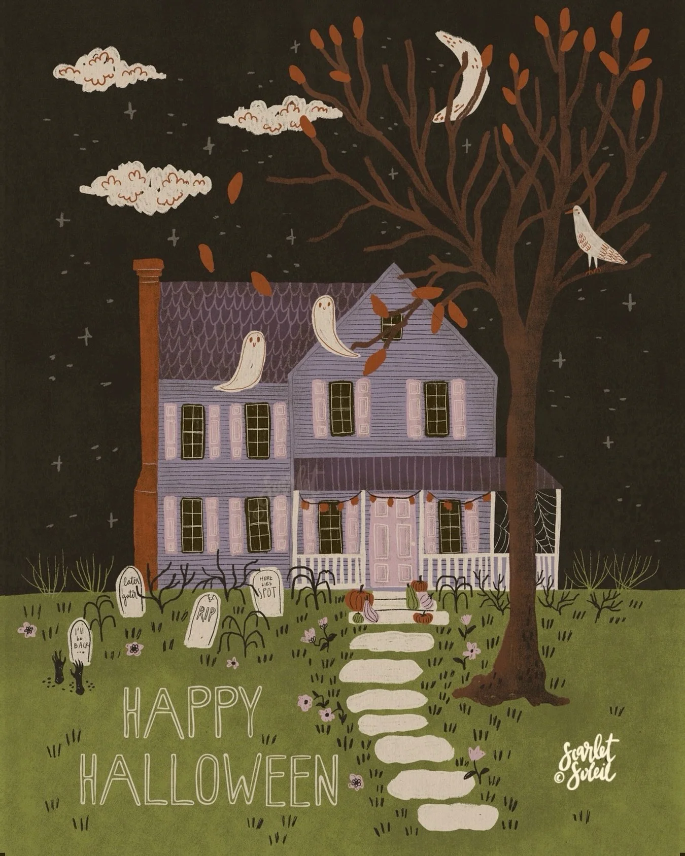 Had a tremendous amount of fun making this illustration!  No reason for it other than enjoying the process.

#halloween #illustration #october