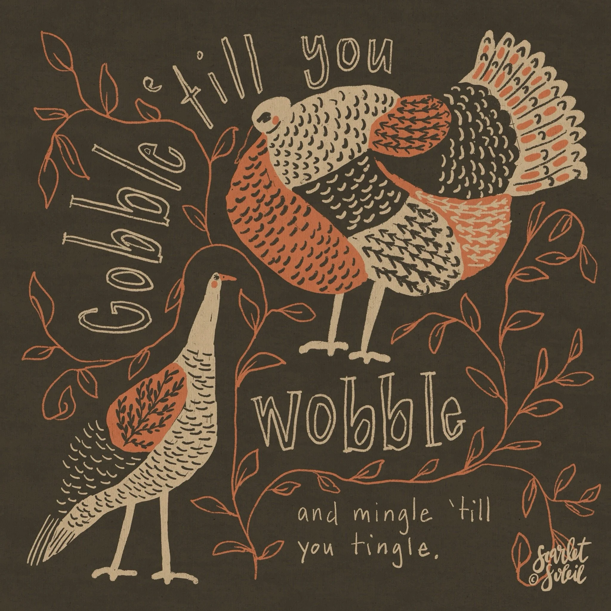 I have a quick silly guy for you today!  Exhaustion and overwhelm have been at a bit of an all time high, so I&rsquo;m keeping the pressure off with simple, quick and fun. 

#thanksgiving #greetingcard #turkeys