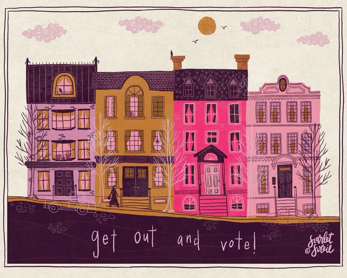 Heading out to early vote today!  Ladies, go get your vote on!

#illustration #govote #voteearly