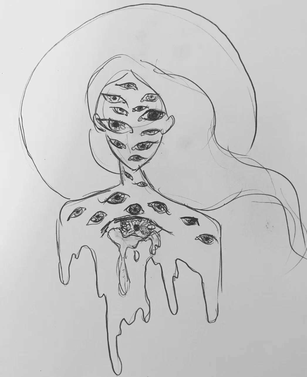 Misc Sketches:  Aspen Tree Nymph