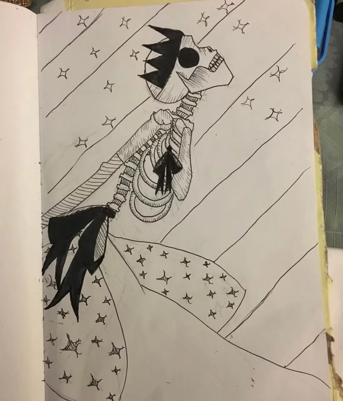 Misc Sketches: Skeleton Princess