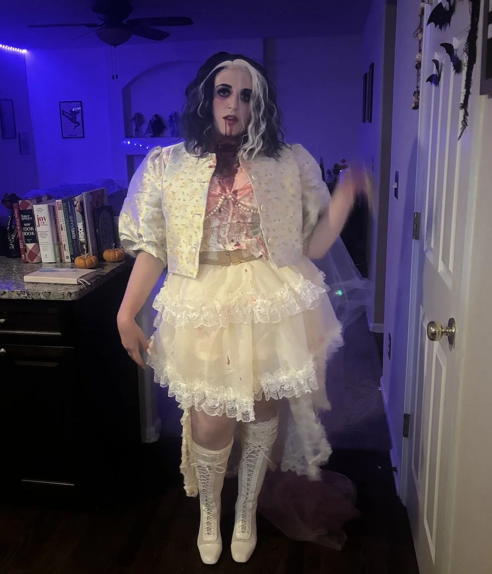 Estelle Foster, Original Character (SFX Horror Makeup-Slit Throat, Dyeing and Hand Sewing)