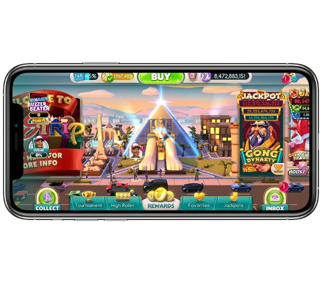 A screenshot from myVEGAS slots.