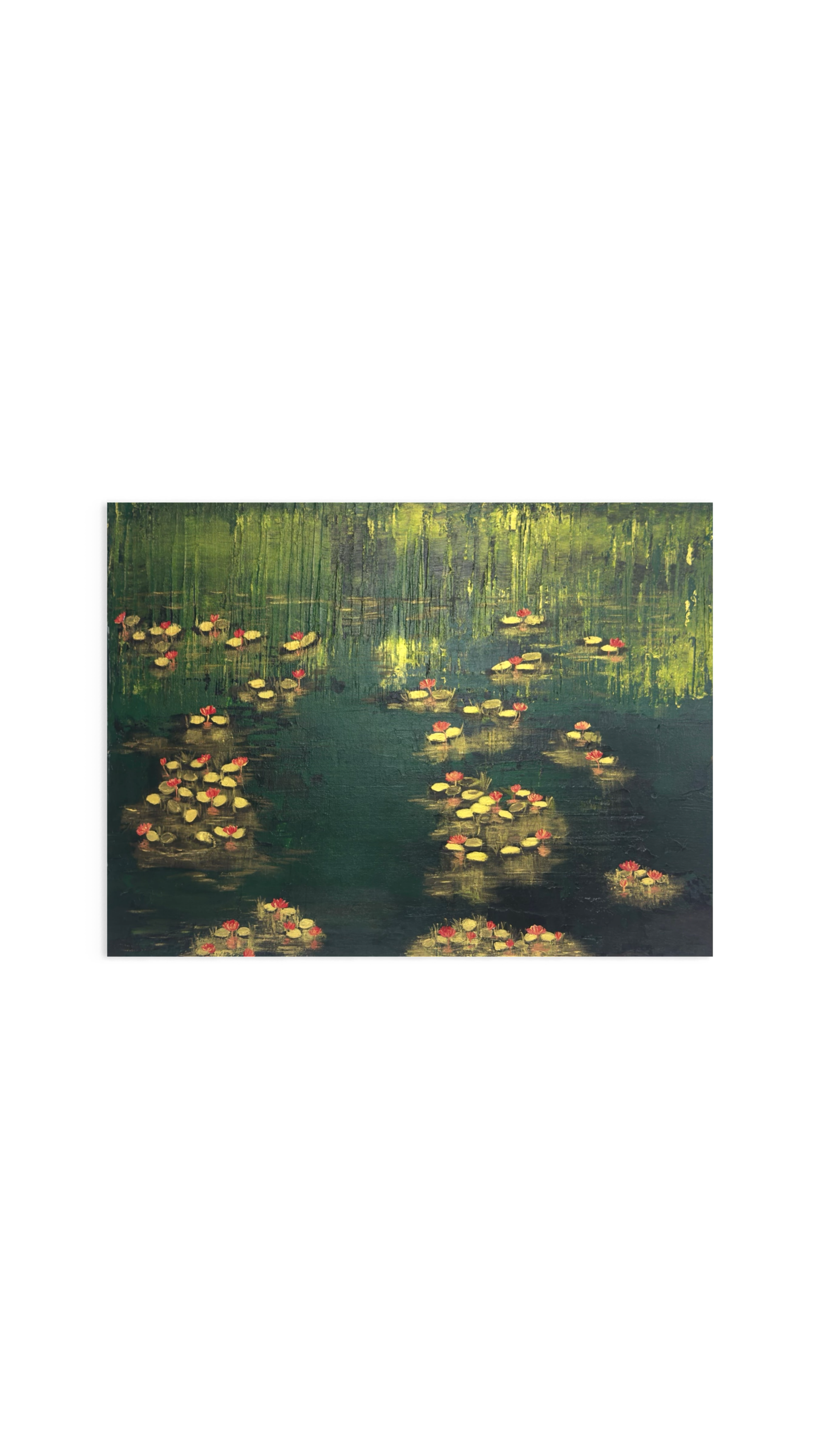 Golden Silence on Water