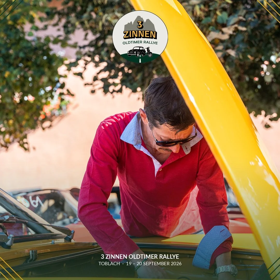 Every detail matters. 🔧 The passion behind every classic is what makes the 3 Zinnen Oldtimer Rallye so special. 19&ndash;20 September &middot; Toblach.

#CarPassion #ClassicCars #OldtimerRallye #BehindTheScenes #3Zinnen #Dolomites