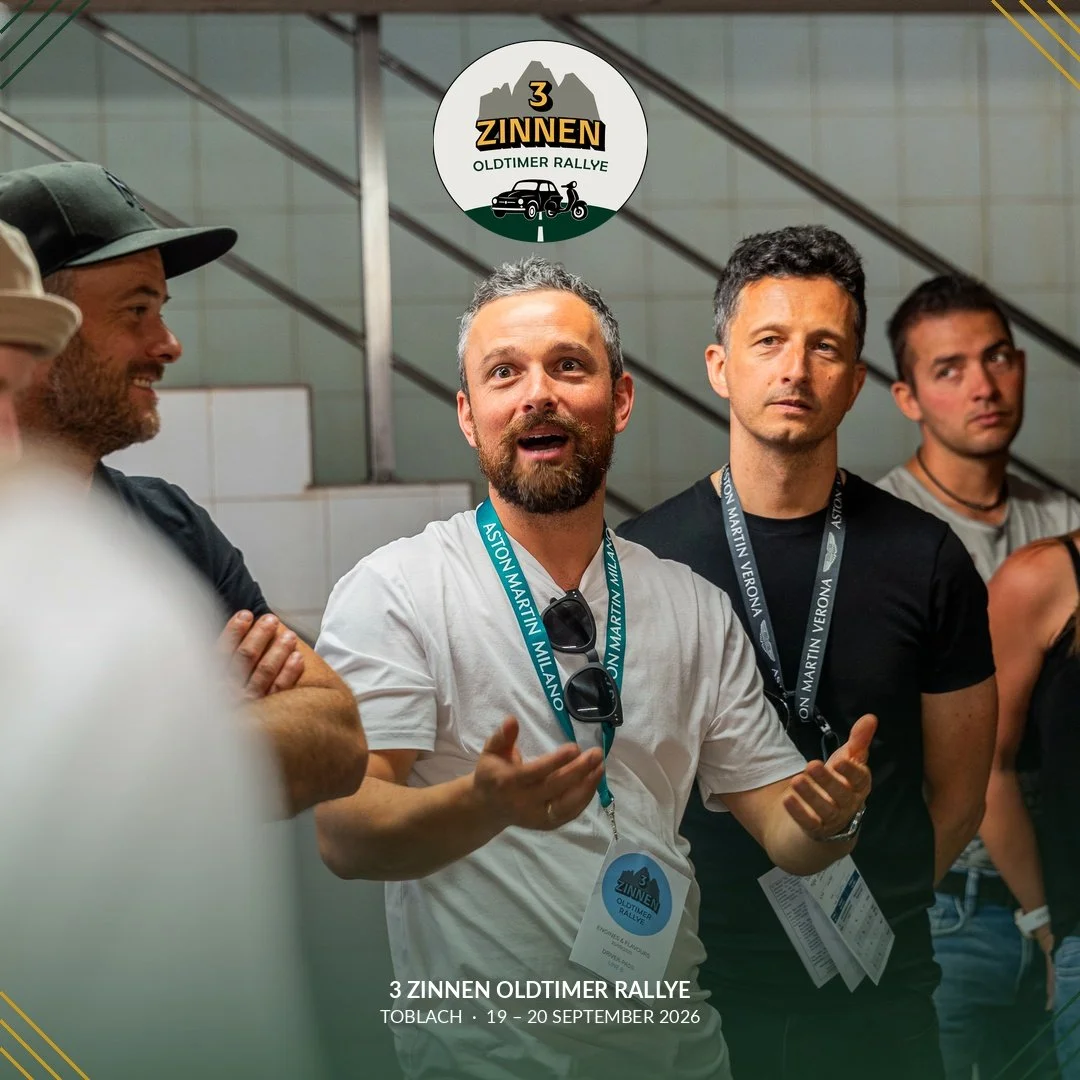 The passion is real. ❤️ These are the people who make the 3 Zinnen Oldtimer Rallye what it is &mdash; enthusiasts, collectors, and friends united by a love for classic cars. 19&ndash;20 September &middot; Toblach.

#OldtimerRallye #3Zinnen #AstonMart