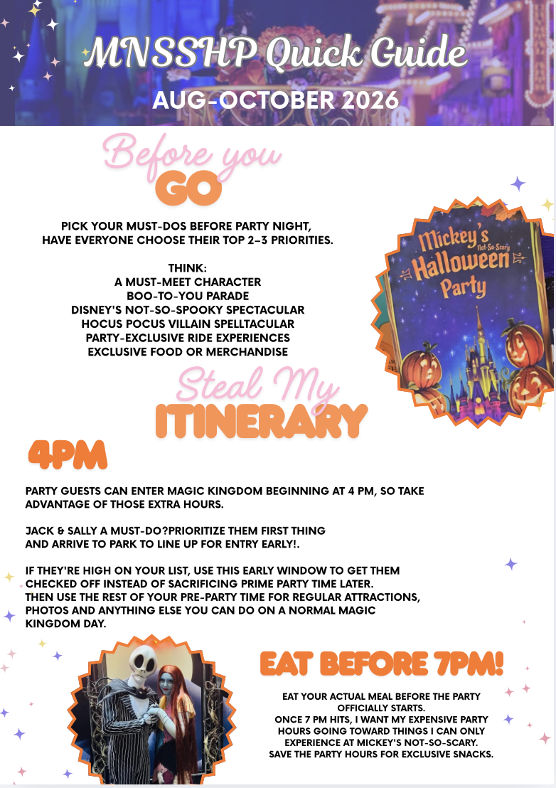 Mickeys Not-So-Scary Party Guide 2026