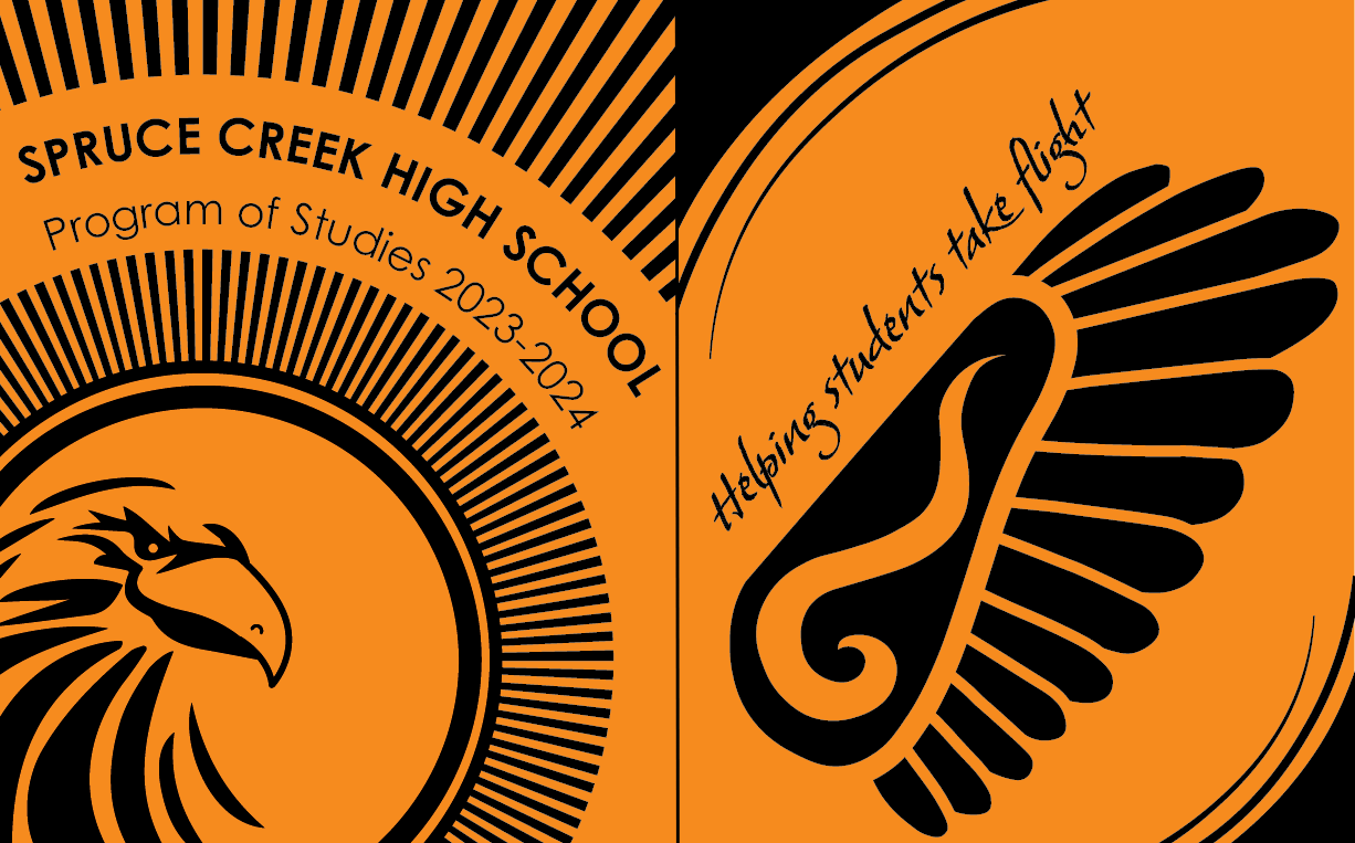 Spruce Creek High School design contest winner (Hawk logo used with permission)
(2023)