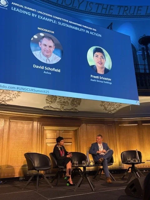 Preeti at UNGC UK Annual Summit
