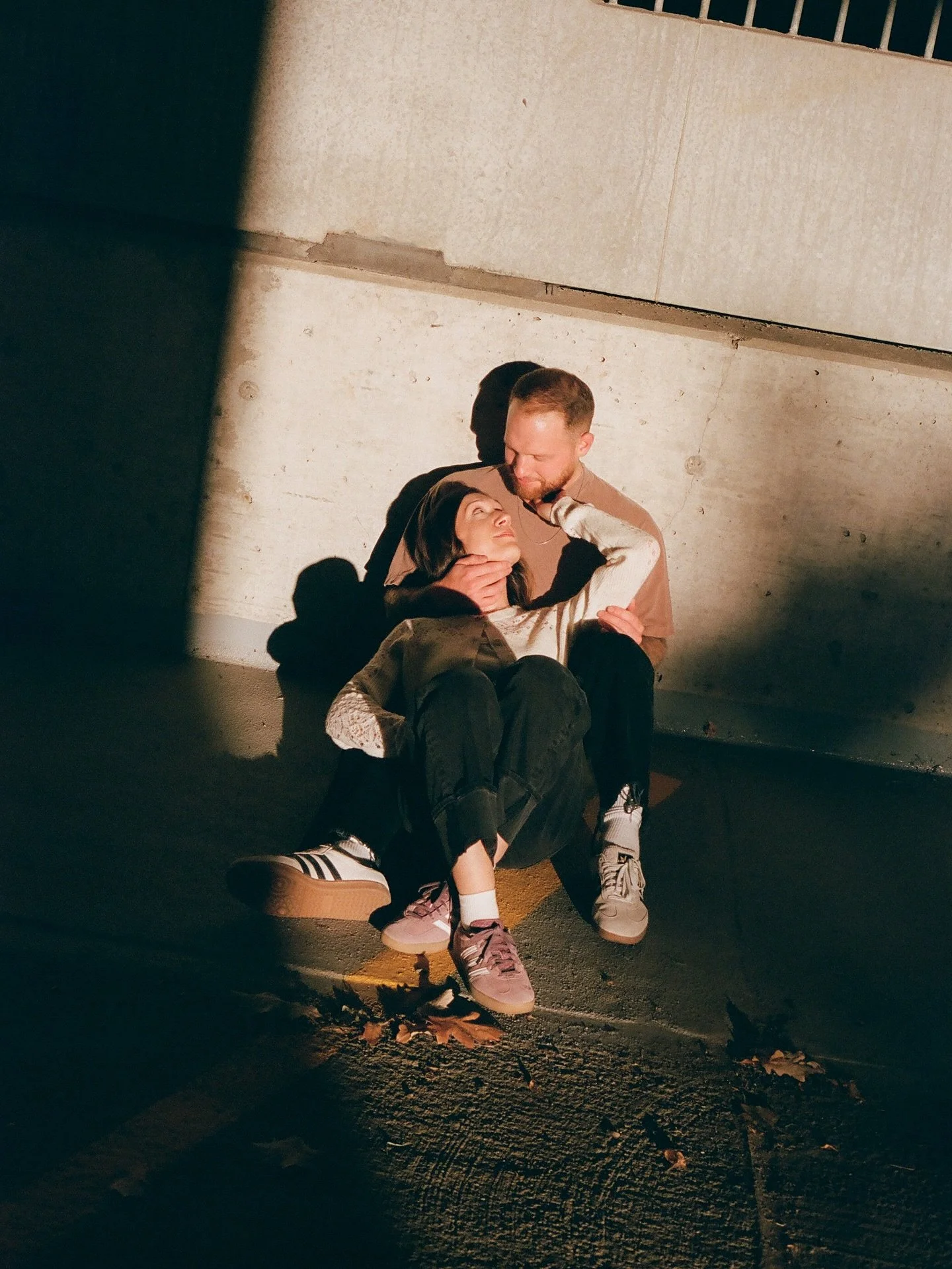 A few more on 35mm film from @kayraeofsunshine_ & @nomad_nickolas engagement session. // The lighting at this hour, in this moment, is so fitting for the light these two also carry within themselves.// I know together their love will shine so bri