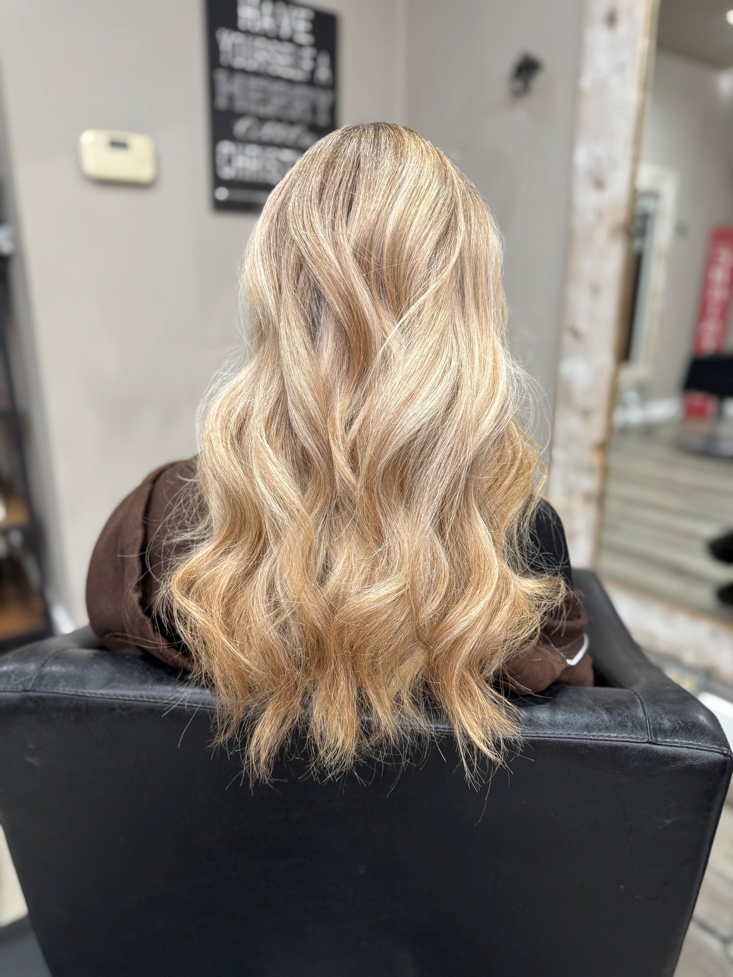 babylights, low maintenance blonde, highlights, color correction, demensional blonding