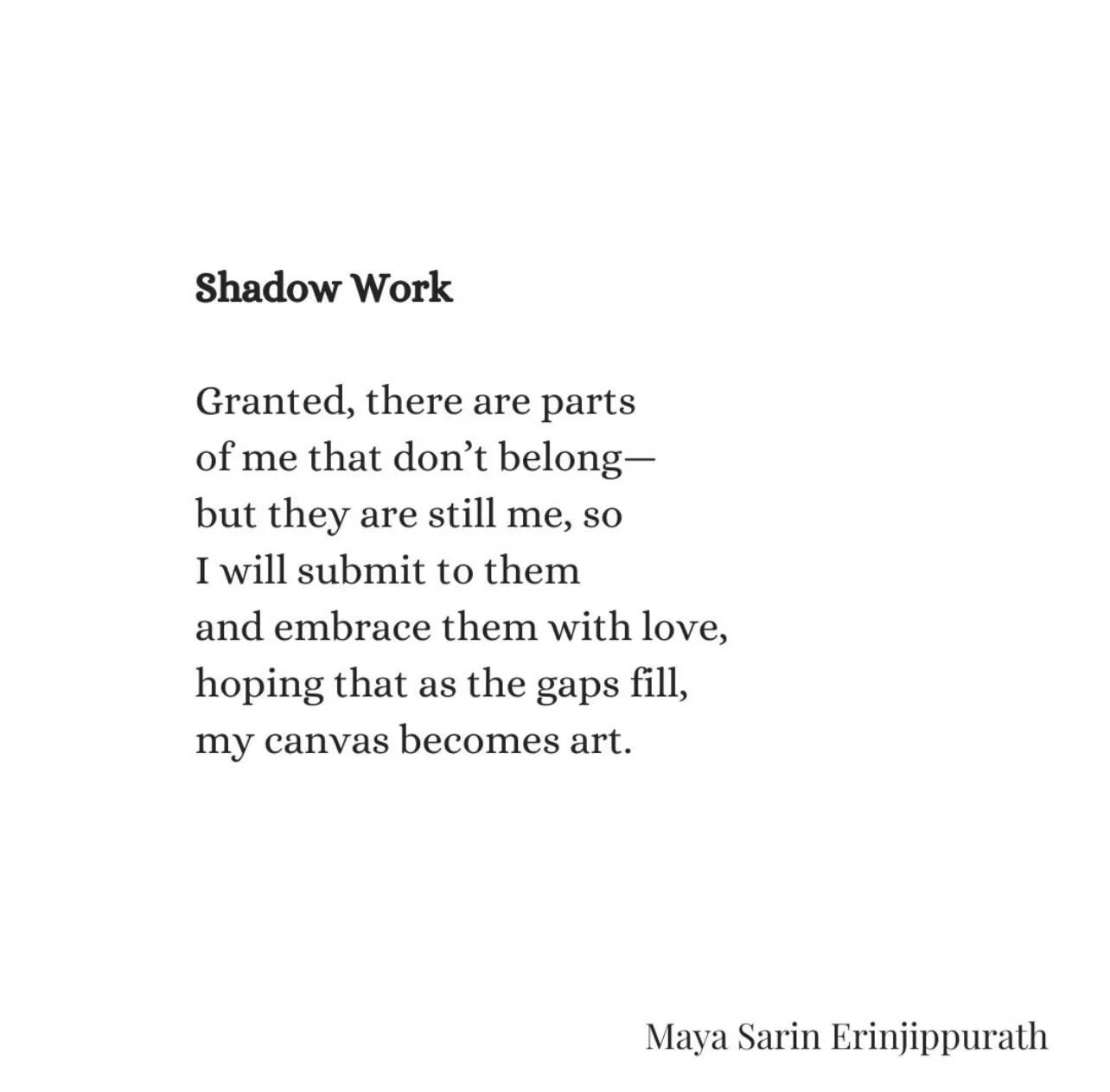 A poem from my new book, Ultraviolet: Meditations on Healing &amp; Transformation 💜

#shadowwork #healingandtransformation #indiepoet #poetsofinsta #poetryoftheday❤️