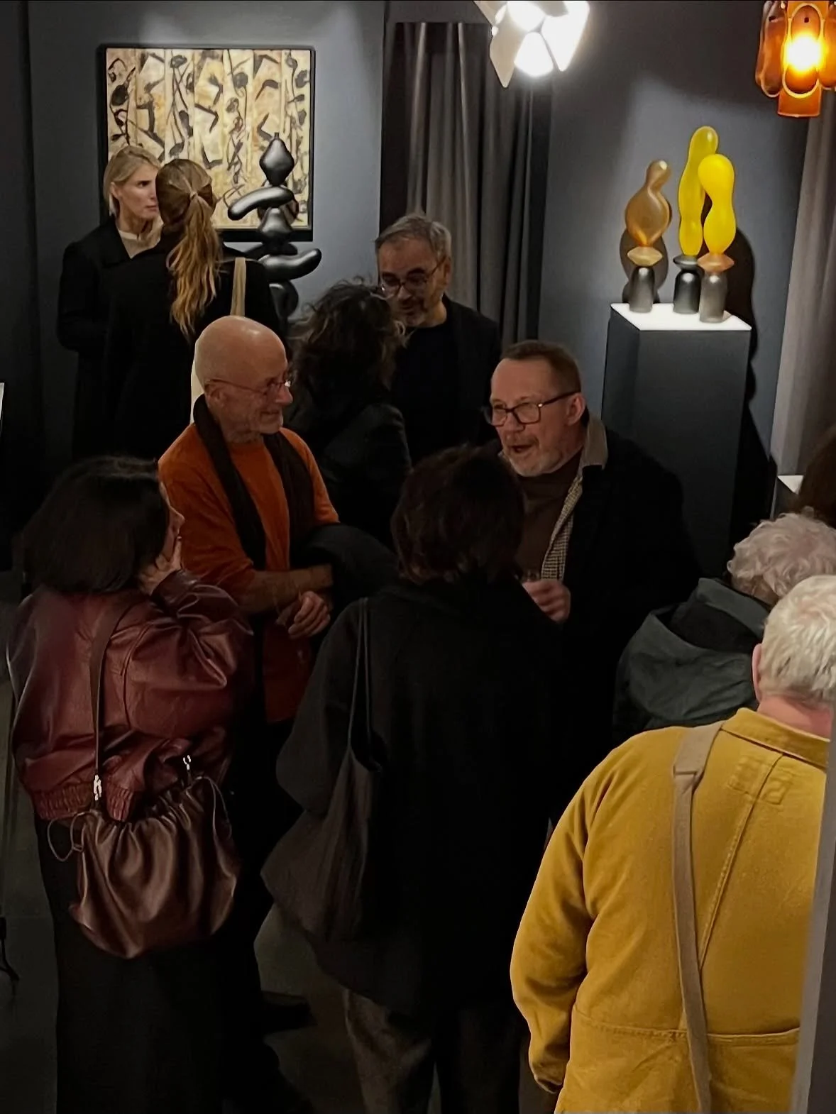 A great evening viewing @vessellondon with the launch of Brushed to Burnt Pt1 collection by Simon Moore.