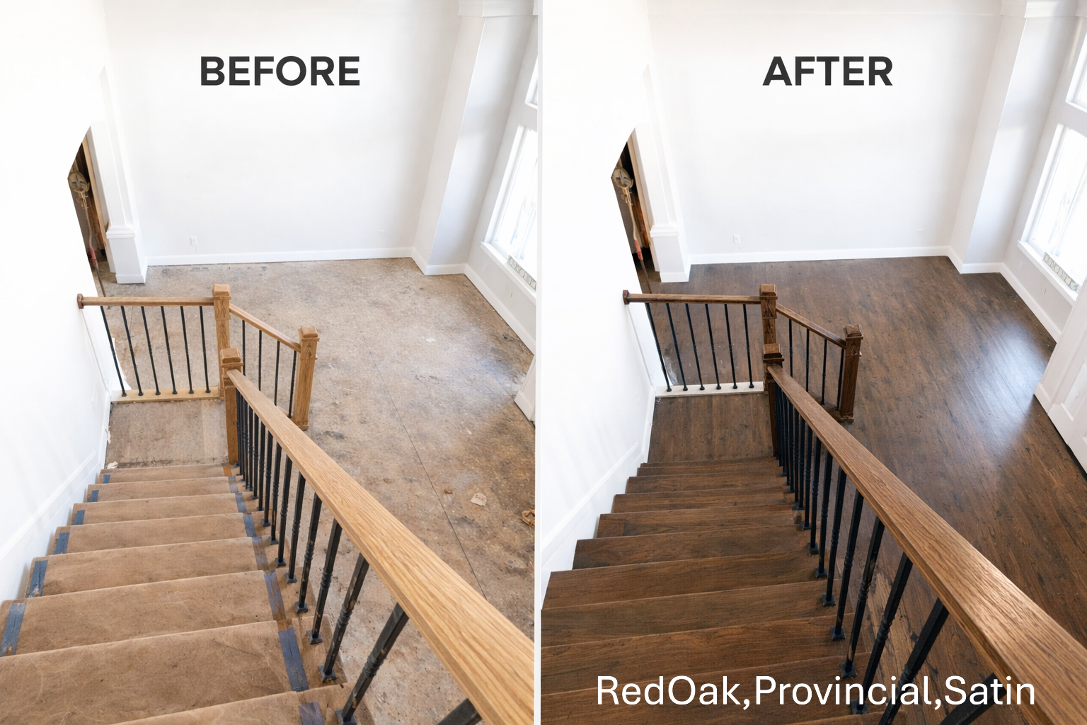 Professional hardwood floor sanding and finishing in Boulder