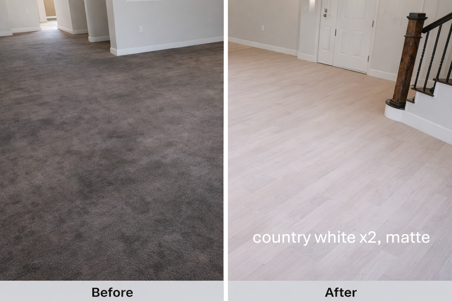 Smooth site-finished wood floors without micro-bevels in Boulder home